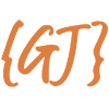 Logo saying 'GJ' in curly brackets